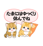 気持ち伝える ころころトラ猫2（個別スタンプ：16）