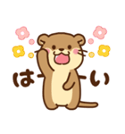コツメカワウソ♡ラブラブ2（個別スタンプ：10）