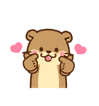 コツメカワウソ♡ラブラブ2（個別スタンプ：24）