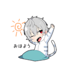 無口男子6-ミニver.-（個別スタンプ：12）