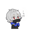 無口男子6-ミニver.-（個別スタンプ：30）