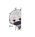 無口男子6-ミニver.-（個別スタンプ：34）