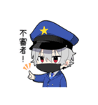 無口男子6-ミニver.-（個別スタンプ：38）
