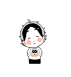 無口男子6-ミニver.-（個別スタンプ：40）