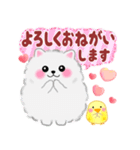 気持ちを伝える♥ポメラニアン「ぽちゃん」（個別スタンプ：9）