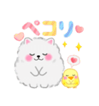 気持ちを伝える♥ポメラニアン「ぽちゃん」（個別スタンプ：14）