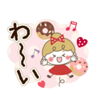 【北欧】リボンの女の子×気づかい言葉（個別スタンプ：17）