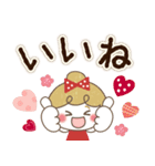 【北欧】リボンの女の子×気づかい言葉（個別スタンプ：20）