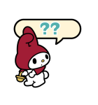 簡単お返事♪マイメロディふきだしスタンプ（個別スタンプ：26）