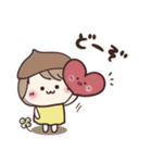 どんぐり帽子の女の子⭐︎気持ち伝わる（個別スタンプ：26）