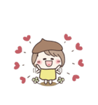 どんぐり帽子の女の子⭐︎気持ち伝わる（個別スタンプ：27）