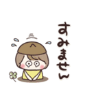 どんぐり帽子の女の子⭐︎気持ち伝わる（個別スタンプ：36）