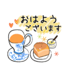 白ねこさんの優しい毎日  (日常編)（個別スタンプ：1）