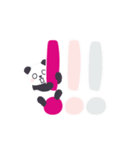 【デカ文字】動く！もふもふパンダンミニ（個別スタンプ：19）