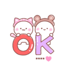 大好きな❤へ送る「かぶりもの」（個別スタンプ：1）
