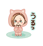 【ねこ耳】大人女子の日常×黒ねこ（個別スタンプ：37）
