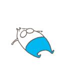 ねこタイツのゆるい動き 4（個別スタンプ：19）