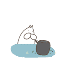 ねこタイツのゆるい動き 4（個別スタンプ：22）