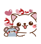 しろ～い猫さん❤日常（個別スタンプ：23）