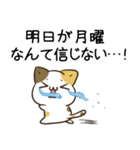 毎日五月病なねこたち5（個別スタンプ：8）