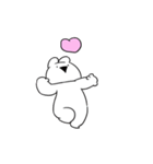 すこぶる動くちびウサギ【LOVE】（個別スタンプ：3）
