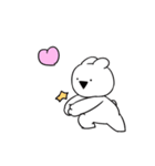 すこぶる動くちびウサギ【LOVE】（個別スタンプ：4）