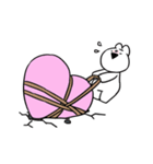 すこぶる動くちびウサギ【LOVE】（個別スタンプ：5）