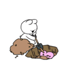 すこぶる動くちびウサギ【LOVE】（個別スタンプ：6）
