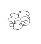 すこぶる動くちびウサギ【LOVE】（個別スタンプ：16）