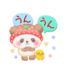 いちごぱんださん（個別スタンプ：16）