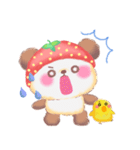 いちごぱんださん（個別スタンプ：34）