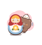 のんびりクマさんの気づかいスタンプ（個別スタンプ：37）