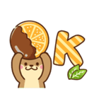 コツメカワウソ♡毎日つかえるお菓子（個別スタンプ：10）