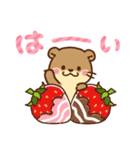 コツメカワウソ♡毎日つかえるお菓子（個別スタンプ：11）
