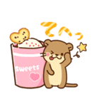 コツメカワウソ♡毎日つかえるお菓子（個別スタンプ：27）