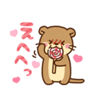 コツメカワウソ♡毎日つかえるお菓子（個別スタンプ：32）