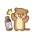 コツメカワウソ♡毎日つかえるお菓子（個別スタンプ：34）