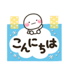 大人敬語のメモ帳に♡しろまるを添えて（個別スタンプ：19）