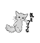 モフ猫銀くんのスタンプ（個別スタンプ：24）