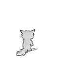 モフ猫銀くんのスタンプ（個別スタンプ：36）