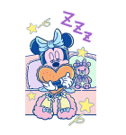 シティポップ♪ミニーマウス（個別スタンプ：24）