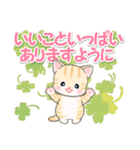 春の野原のベビーにゃんこ（個別スタンプ：13）