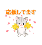 春の野原のベビーにゃんこ（個別スタンプ：16）