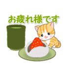 春の野原のベビーにゃんこ（個別スタンプ：17）