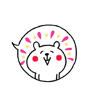 いろいろやってるくまさん（個別スタンプ：30）