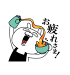 顔芸うさぎ コラボ復刻ver.（個別スタンプ：6）