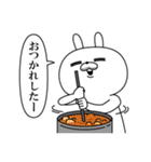 顔芸うさぎ コラボ復刻ver.（個別スタンプ：7）