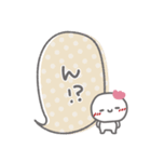 はーい！白玉です❤吹き出し・挨拶（個別スタンプ：35）
