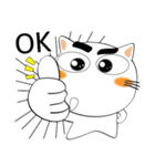 しろねこ★全ての会社員に捧ぐ（個別スタンプ：15）