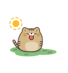 ふてぶてキジトラ猫の動くスタンプ（個別スタンプ：17）